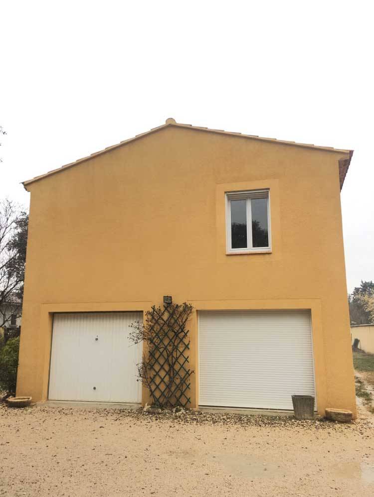 Nettoyage de façade en crépi à basse pression après - Clean Toiture à Saint-Marcel-lès-Valence Nettoyage de façade en crépi à basse pression après - Clean Toiture à Saint-Marcel-lès-Valence