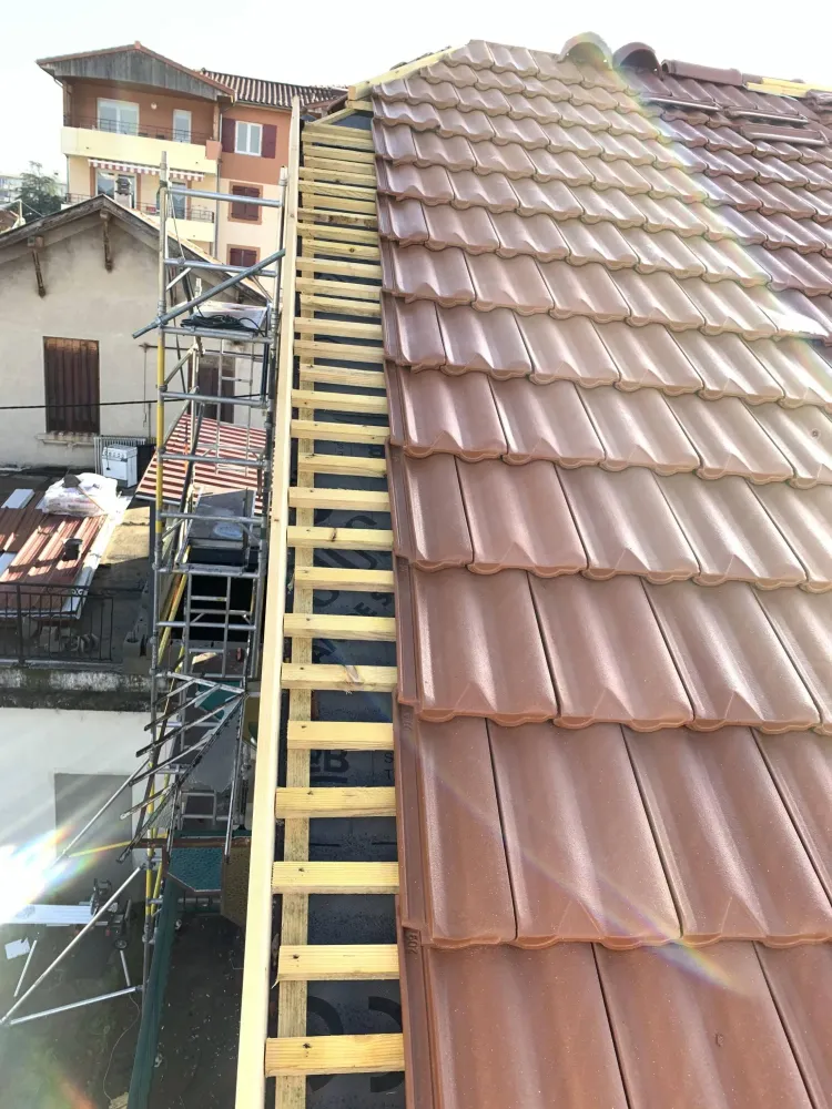 réalisation avant habillage en zinc