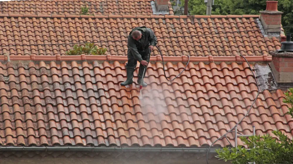 Nettoyage de toiture près de Saint-Vallier 